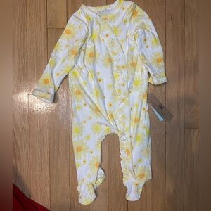 6-9M Sunflower Print Kids One Piece